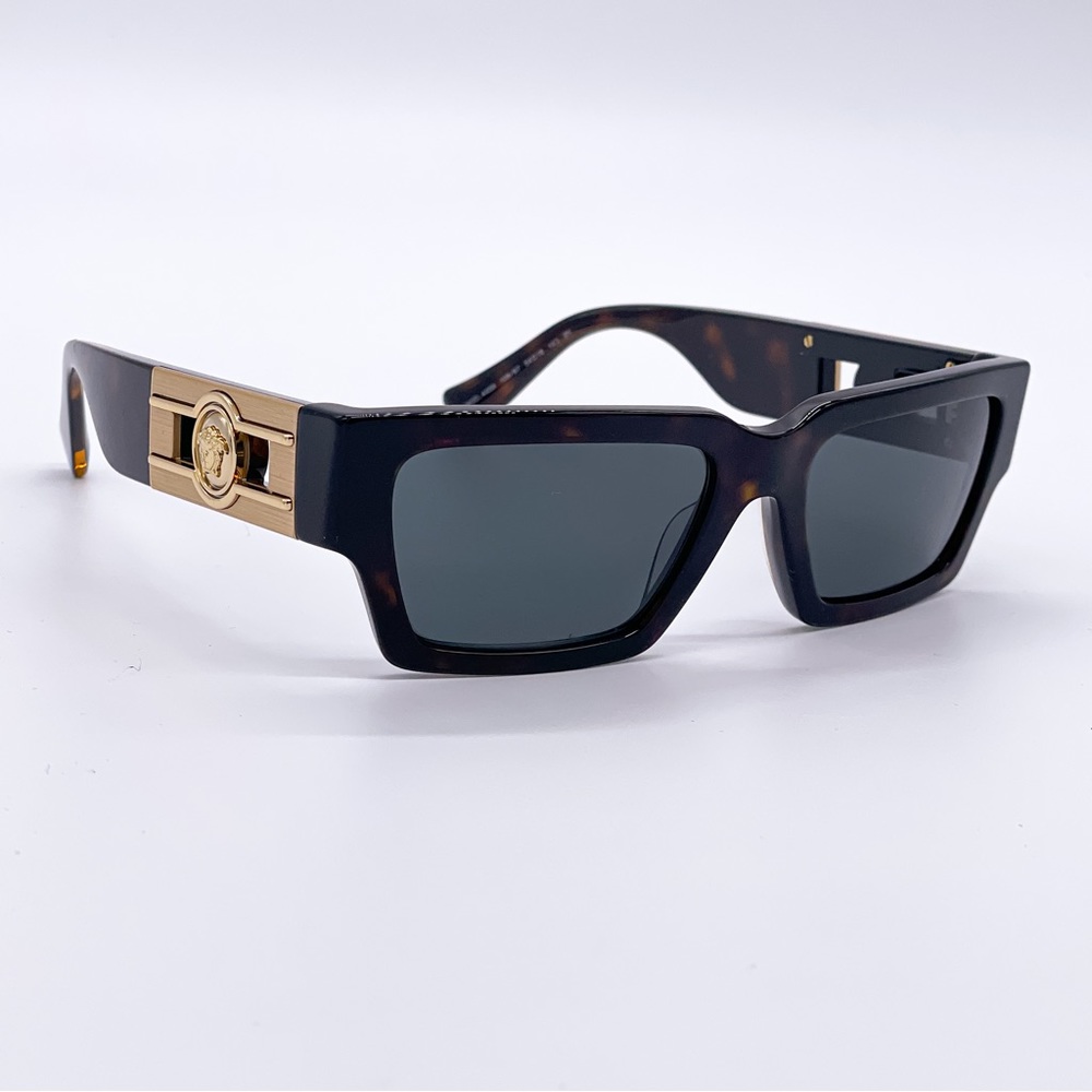 NEW VERSACE EYEWEAR SQUARE VE4459 108/87 WOMEN SUNGLASSES MOD 4459 BROWN